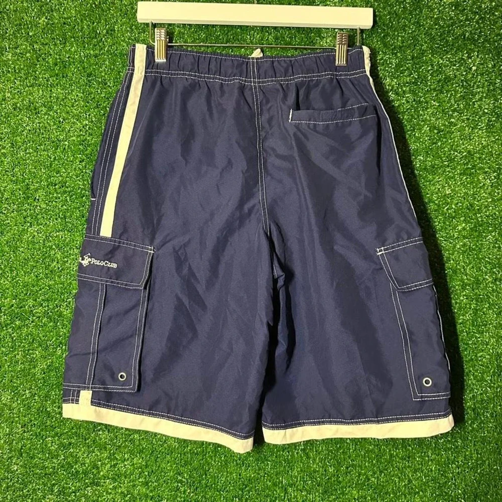 Polo Beverly Hills navy blue swim‎ trunks
